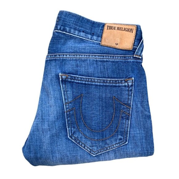 True Religion Jeans Size 28 GENO Blue - Picture 1 of 6